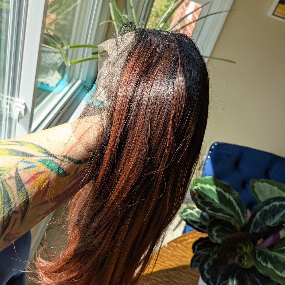Rebel Gypsy Never Worn Luxurious Auburn Wig